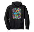 Lift Heavy Stay 90S Memphis Pattern Hoodie - Novelty Apparel Unisex - T-Shirt, Sweatshirt, Hoodie