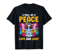 Hippie Elephant Lover Full Peace Love T-Shirt - Graphic Print Men Women - T-Shirt, Sweatshirt, Hoodie