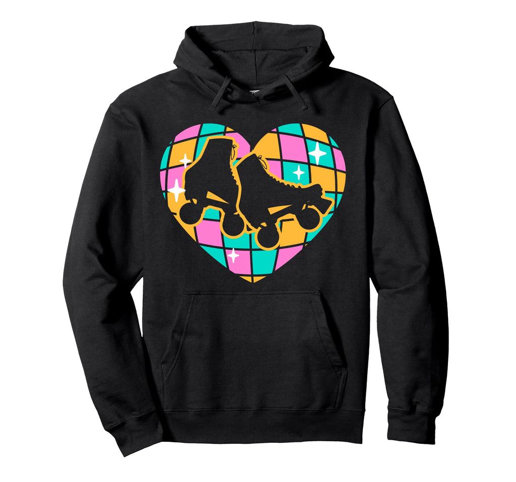 Roller Skating Skate 1970S Disco Ball Hoodie - Custom Art Print Unisex - T-Shirt, Sweatshirt, Hoodie