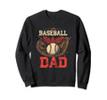 Baseball Dad Sweatshirt - Graphic Print Men Women - T-Shirt, Sweatshirt, Hoodie