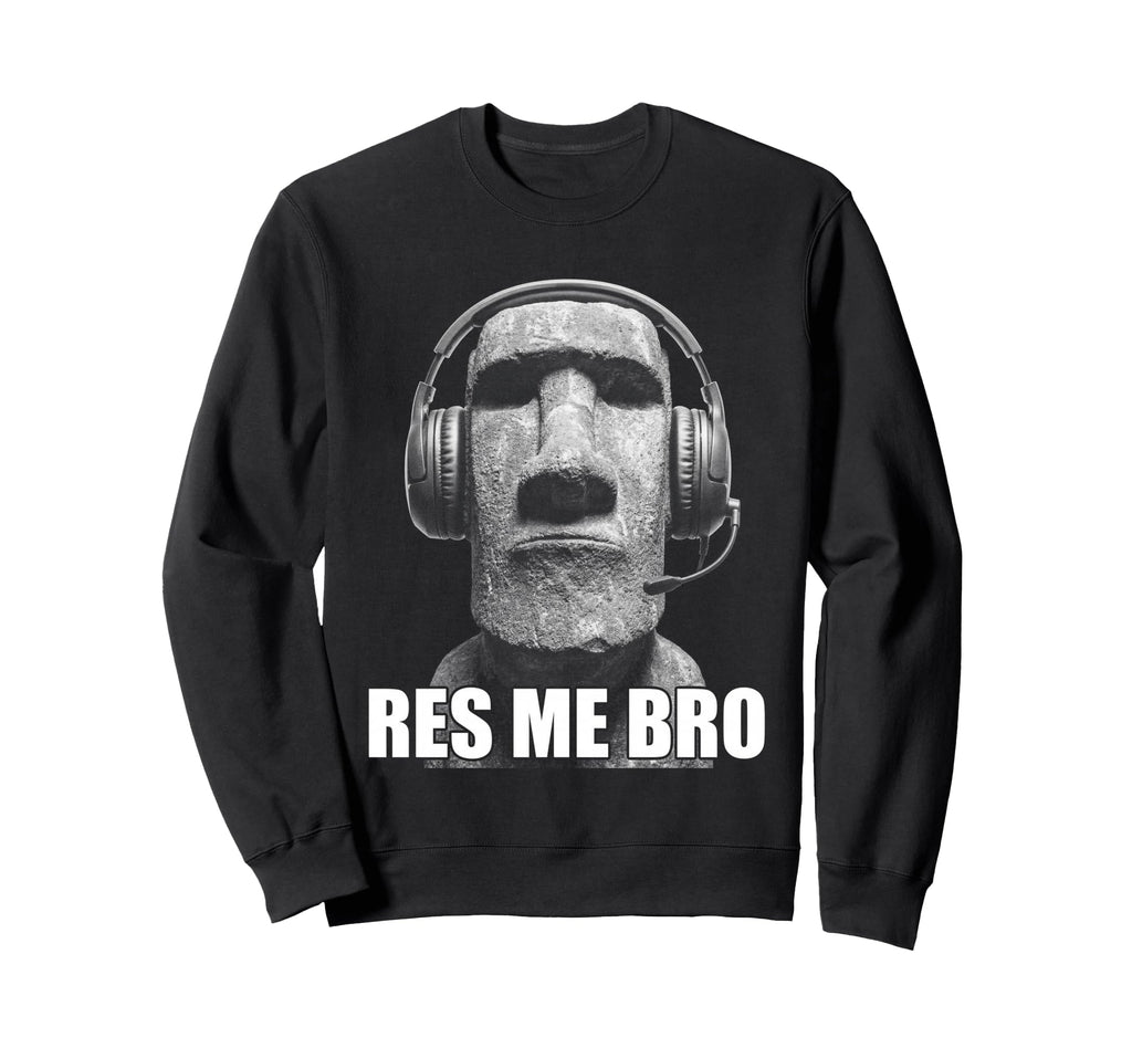 Funny Gamer Y2K Easter Island Moai Sweatshirt - Novelty Apparel Unisex - T-Shirt, Sweatshirt, Hoodie