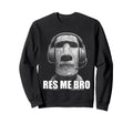 Funny Gamer Y2K Easter Island Moai Sweatshirt - Novelty Apparel Unisex - T-Shirt, Sweatshirt, Hoodie
