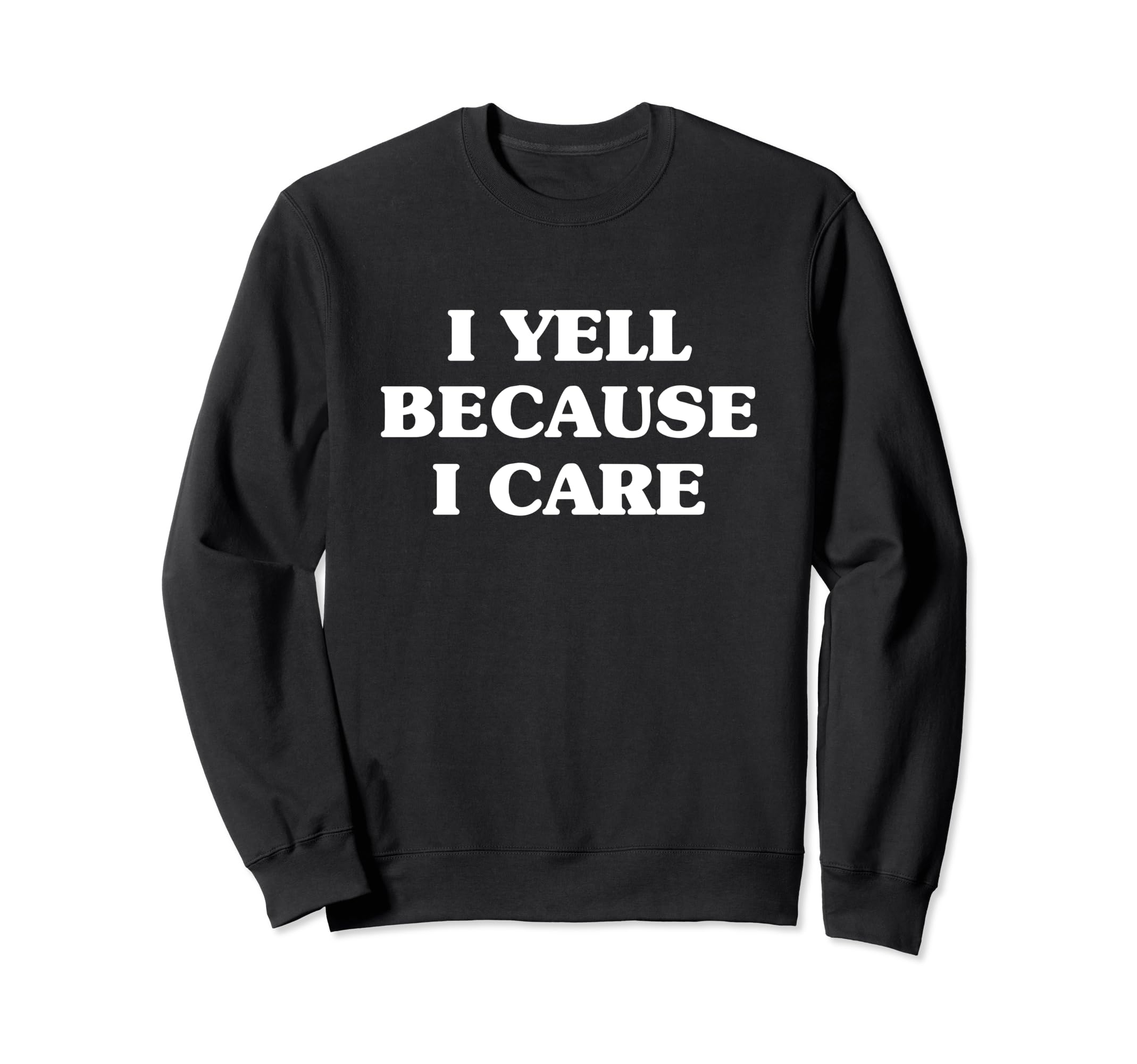 Baseball Softball Dad Mom I Yell Sweatshirt - Minimalist Print for Adults - T-Shirt, Sweatshirt, Hoodie