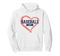 Baseball Mom Hoodie - Minimalist Print Men Women - T-Shirt, Sweatshirt, Hoodie