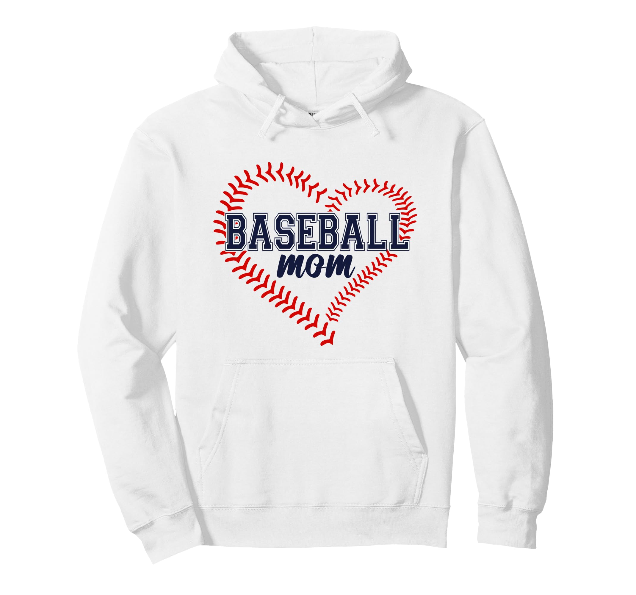 Baseball Mom Hoodie - Minimalist Print Men Women - T-Shirt, Sweatshirt, Hoodie