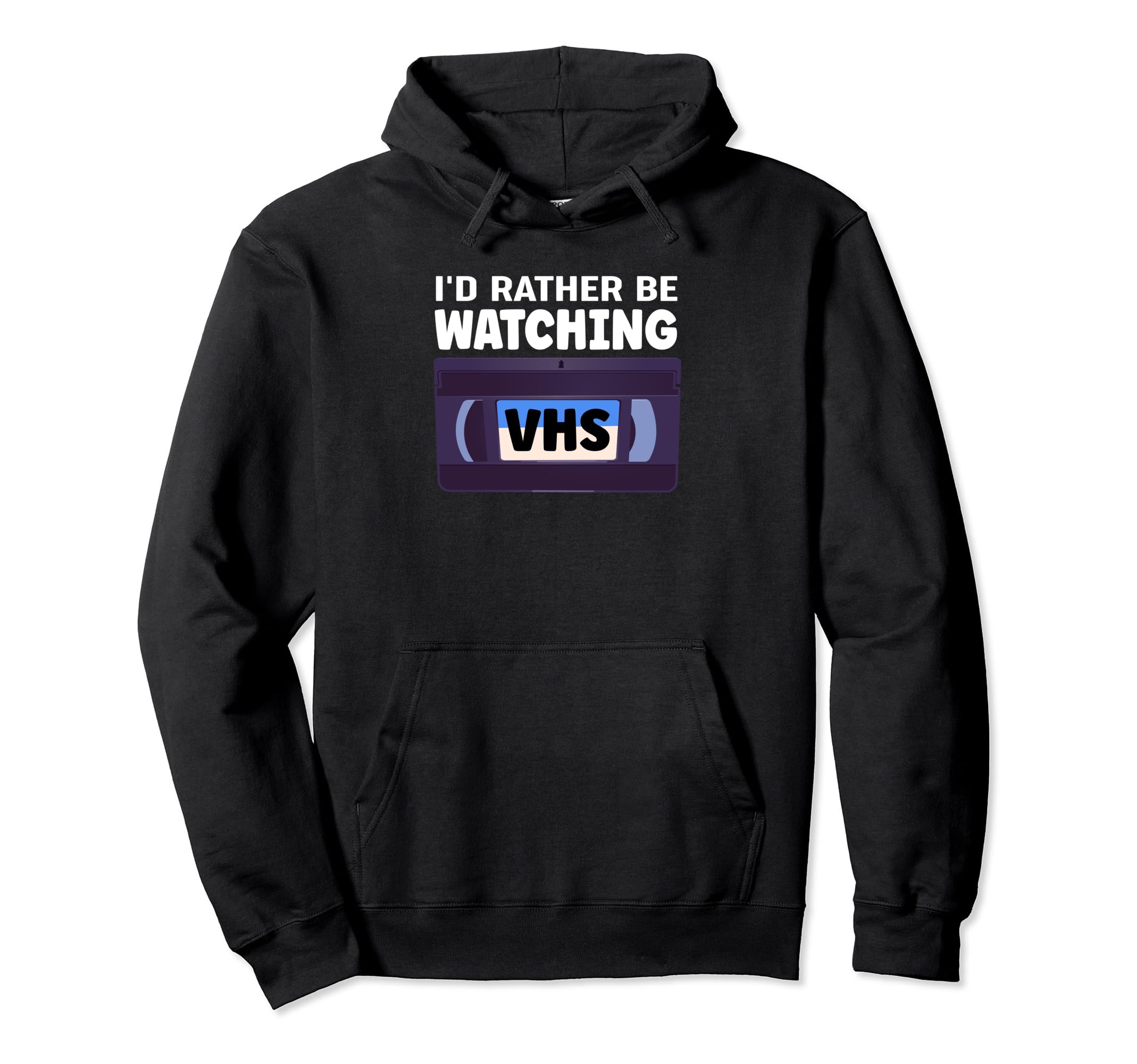 Video Home System Cassette Tape Hoodie - Novelty Apparel Unisex - T-Shirt, Sweatshirt, Hoodie