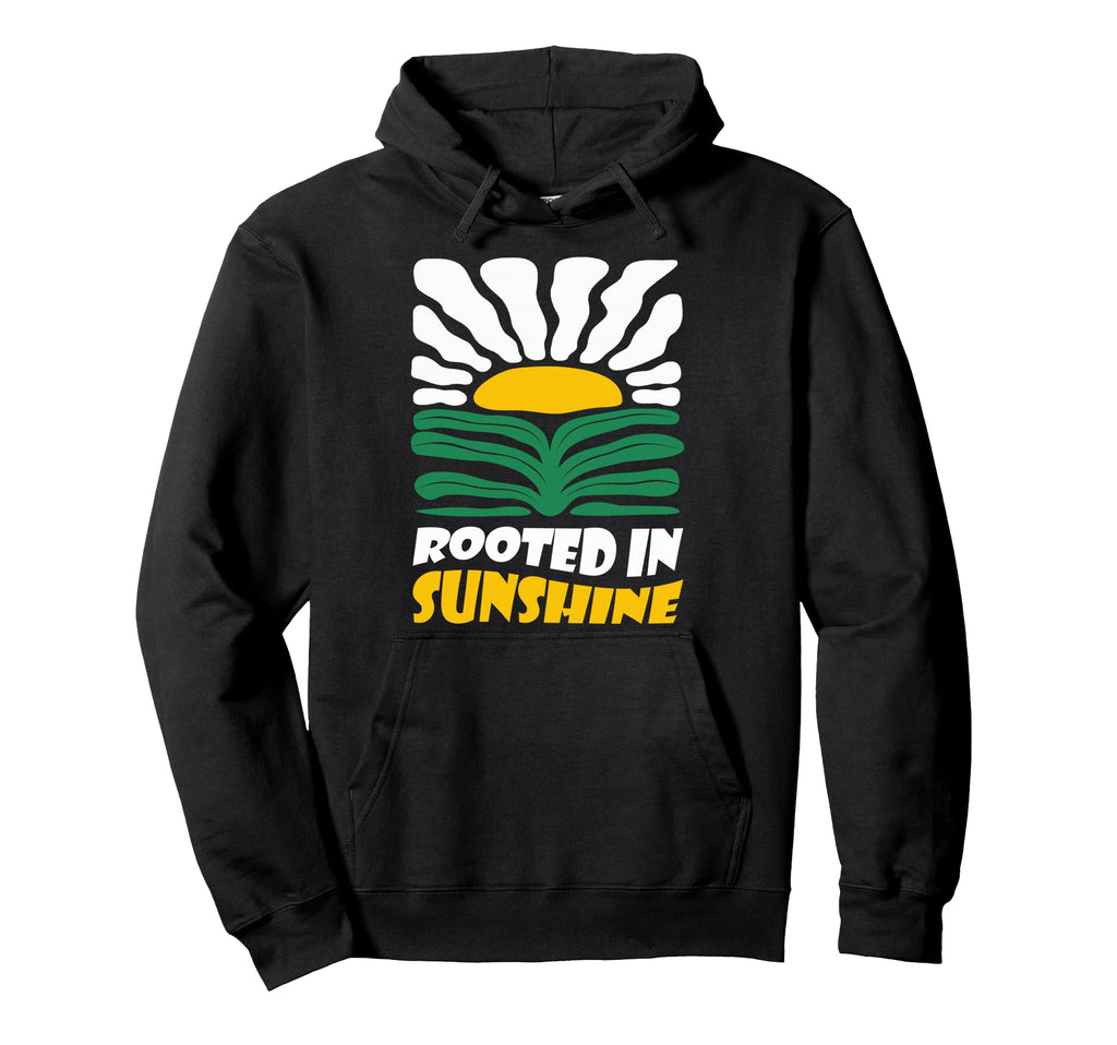 Boho Rooted Sunshine Summer Flower Art Hoodie - Graphic Print Men Women - T-Shirt, Sweatshirt, Hoodie