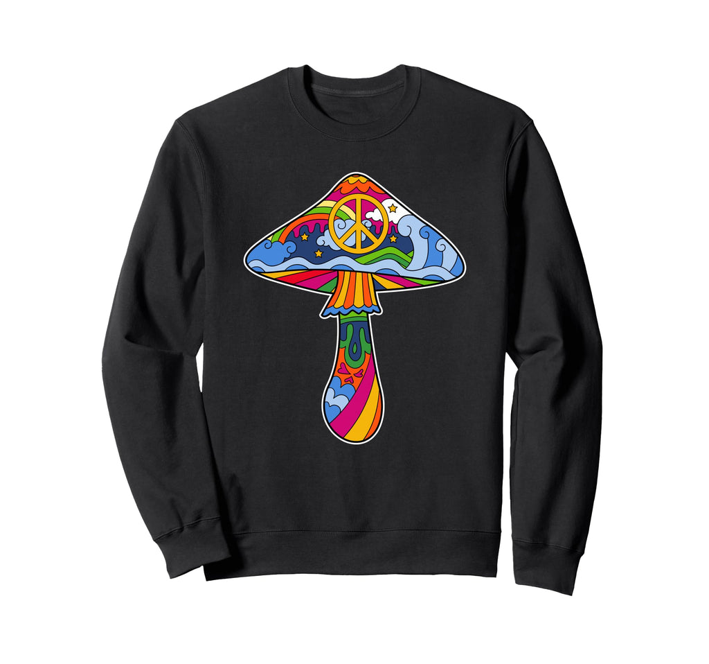 Magic Mushroom Psychedelic Shrooms Sweatshirt - Unique Graphic for Adults - T-Shirt, Sweatshirt, Hoodie