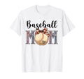 Baseball Mom Messy Bun Funny T-Shirt - Fun Novelty Design Men Women - T-Shirt, Sweatshirt, Hoodie