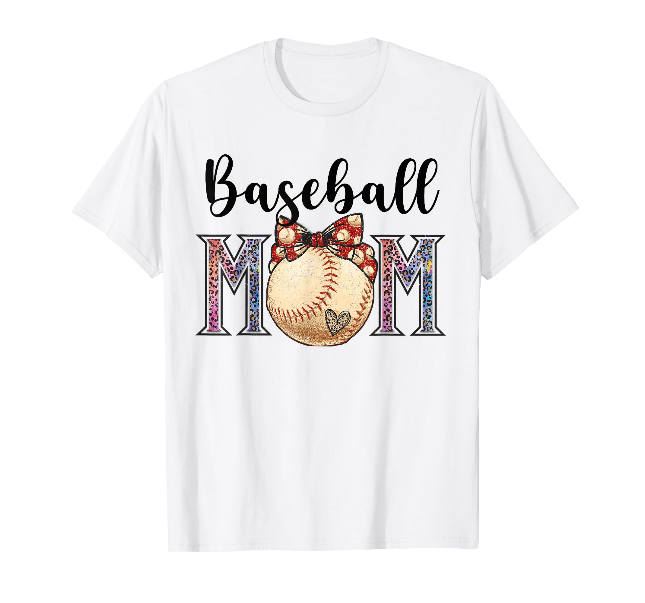 Baseball Mom Messy Bun Funny T-Shirt - Fun Novelty Design Men Women - T-Shirt, Sweatshirt, Hoodie