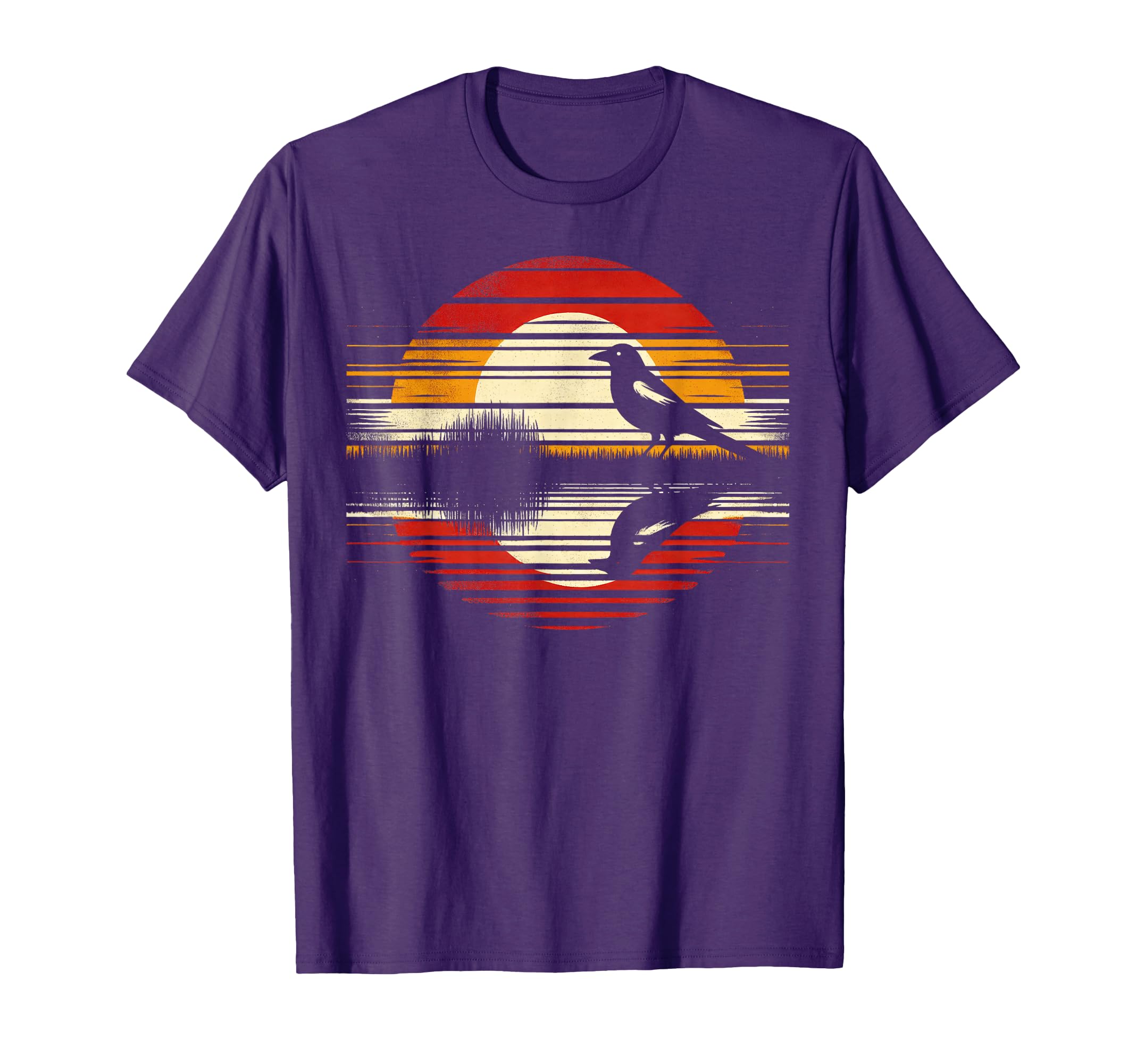 Magpie Bird Sunset Safari 70S T-Shirt - Streetwear Style Unisex - T-Shirt, Sweatshirt, Hoodie