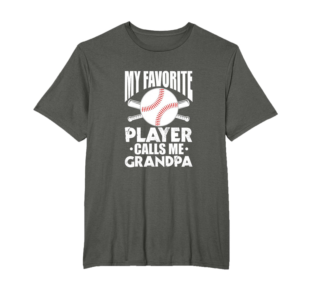 Baseball Grandpa My Favourite Player T-Shirt - Custom Art Print Men Women - T-Shirt, Sweatshirt, Hoodie