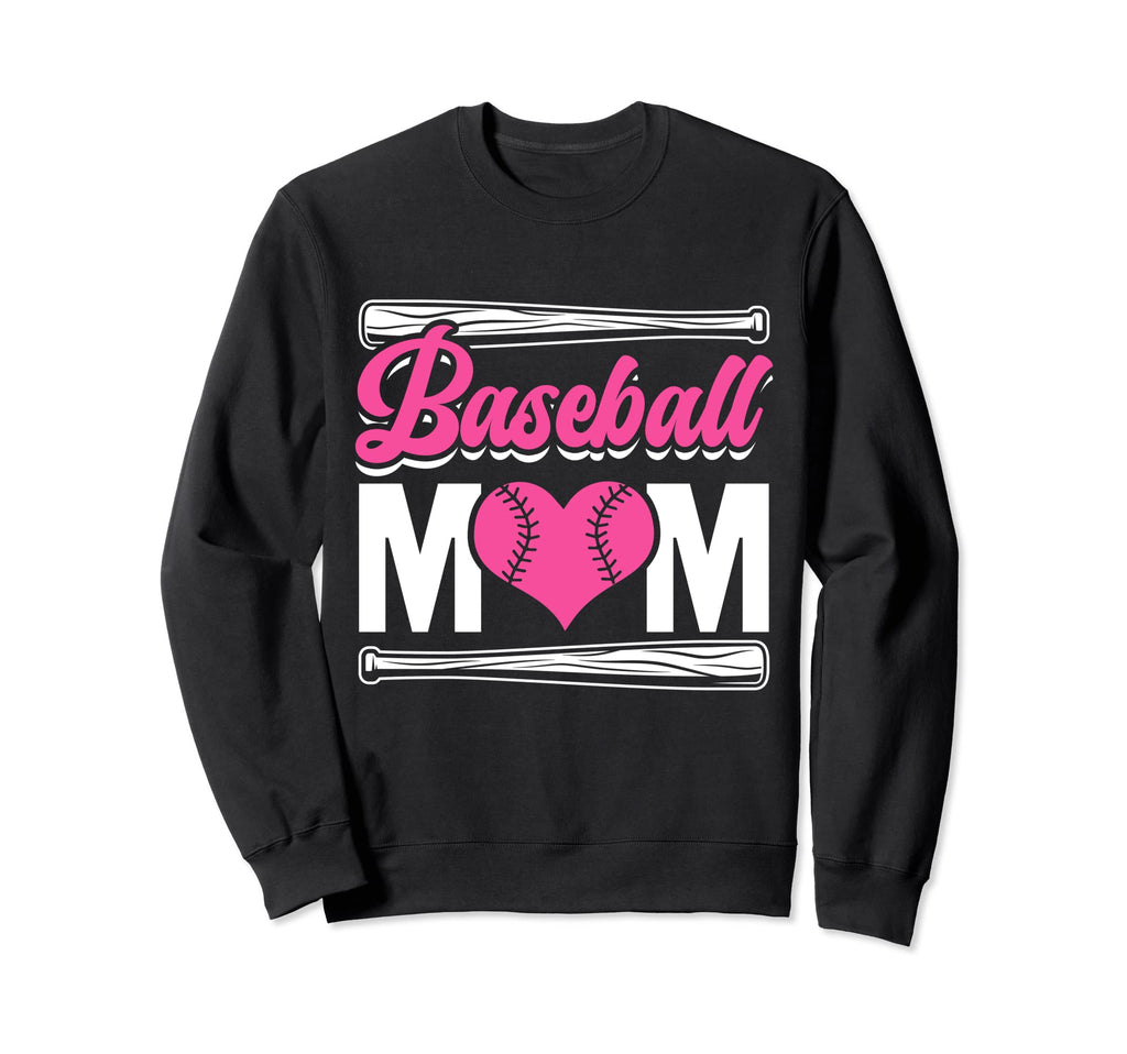 Baseball Mom Athletic Player Sweatshirt - Minimalist Print Men Women - T-Shirt, Sweatshirt, Hoodie