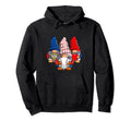 Peace Love Baseball Funny Gnomes Hoodie - Aesthetic Graphic Men Women - T-Shirt, Sweatshirt, Hoodie