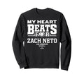 My Heart Beats Zach Neto Los Angeles Sweatshirt - Novelty Apparel Unisex - T-Shirt, Sweatshirt, Hoodie