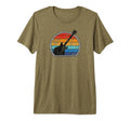 Distressed 80S Gradient Guitar Rock N T-Shirt - Unique Graphic Men Women - T-Shirt, Sweatshirt, Hoodie