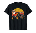 Monster Truck Pug Dog Sunset T-Shirt - Aesthetic Graphic Men Women - T-Shirt, Sweatshirt, Hoodie