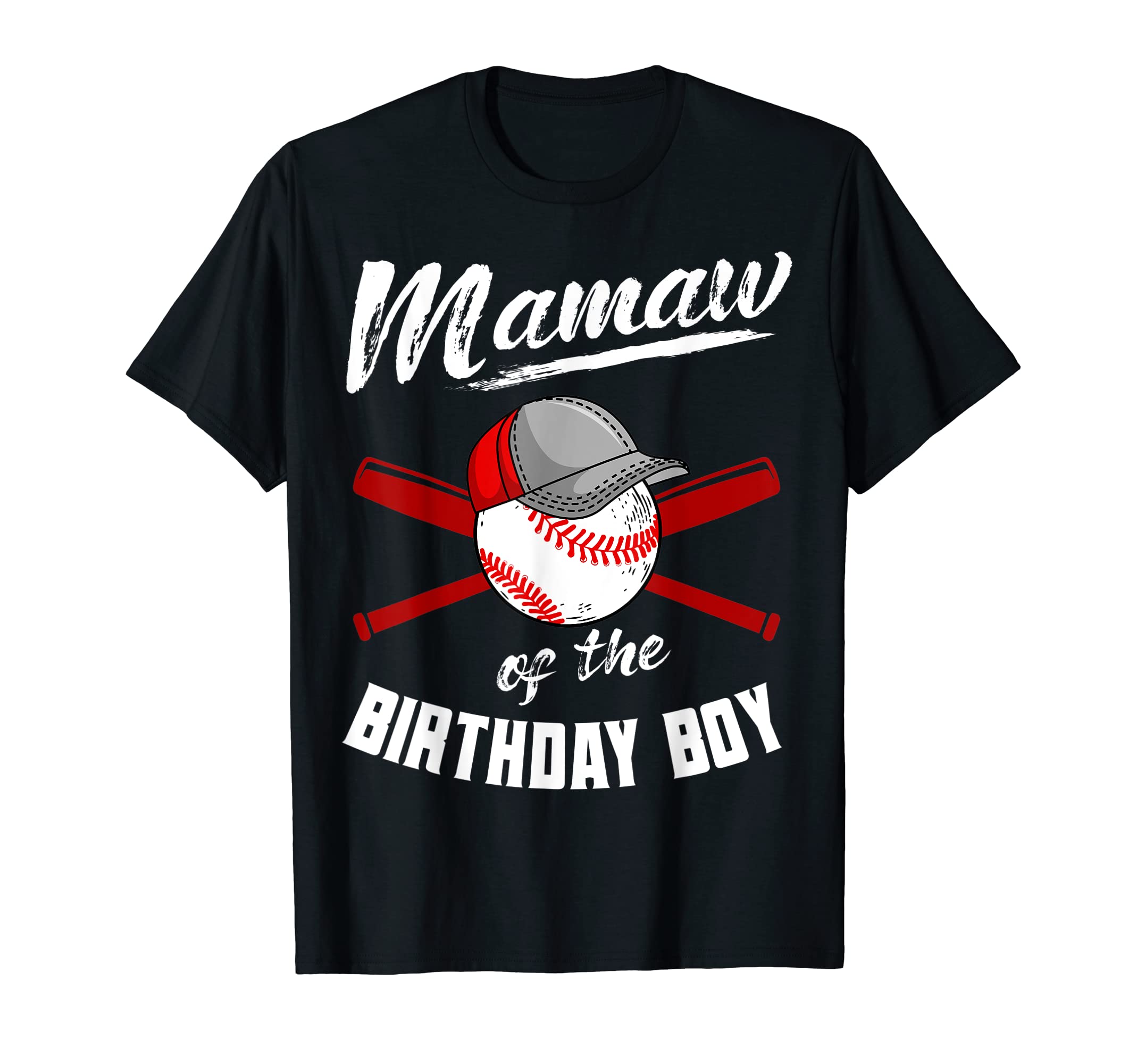 Mamaw Birthday Baseball Bday Party T-Shirt - Trendy Graphic for Adults - T-Shirt, Sweatshirt, Hoodie