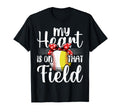 My Heart Is That Field Baseball T-Shirt - Streetwear Style for Adults - T-Shirt, Sweatshirt, Hoodie