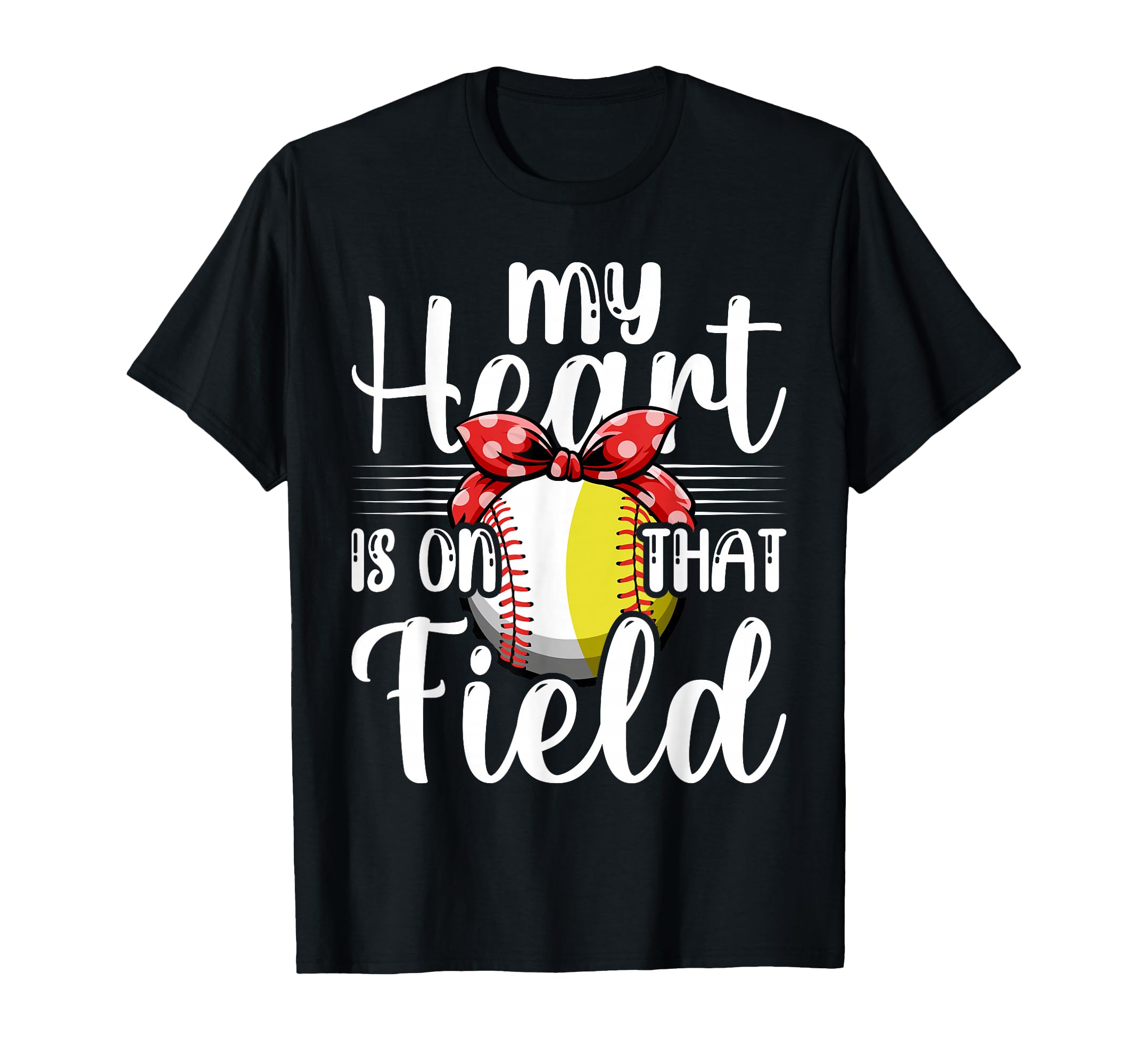 My Heart Is That Field Baseball T-Shirt - Streetwear Style for Adults - T-Shirt, Sweatshirt, Hoodie