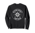 Rivah Boat Captain Distressed Loo Sweatshirt - Trendy Graphic for Adults - T-Shirt, Sweatshirt, Hoodie