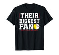 Their Biggest Fan Ballpark Aunt Baseball T-Shirt - Graphic Print Unisex - T-Shirt, Sweatshirt, Hoodie