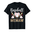 Baseball Heart Memaw Baseball Player T-Shirt - Aesthetic Graphic for Adults - T-Shirt, Sweatshirt, Hoodie