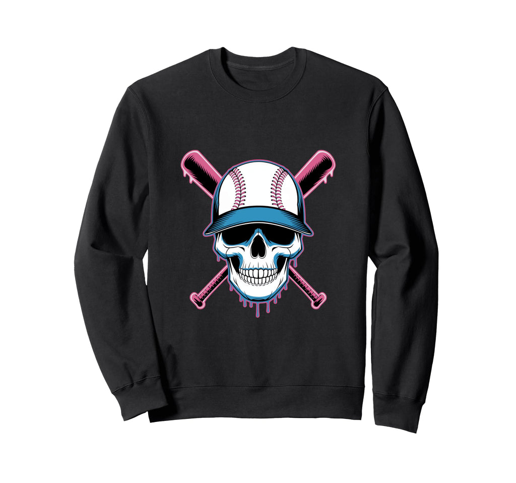Baseball Ice Cream Dripping Sweatshirt - Custom Art Print for Adults - T-Shirt, Sweatshirt, Hoodie