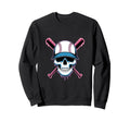 Baseball Ice Cream Dripping Sweatshirt - Custom Art Print for Adults - T-Shirt, Sweatshirt, Hoodie