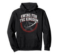 Swing Kingdom Christian Baseball Faith Hoodie - Graphic Print for Adults - T-Shirt, Sweatshirt, Hoodie