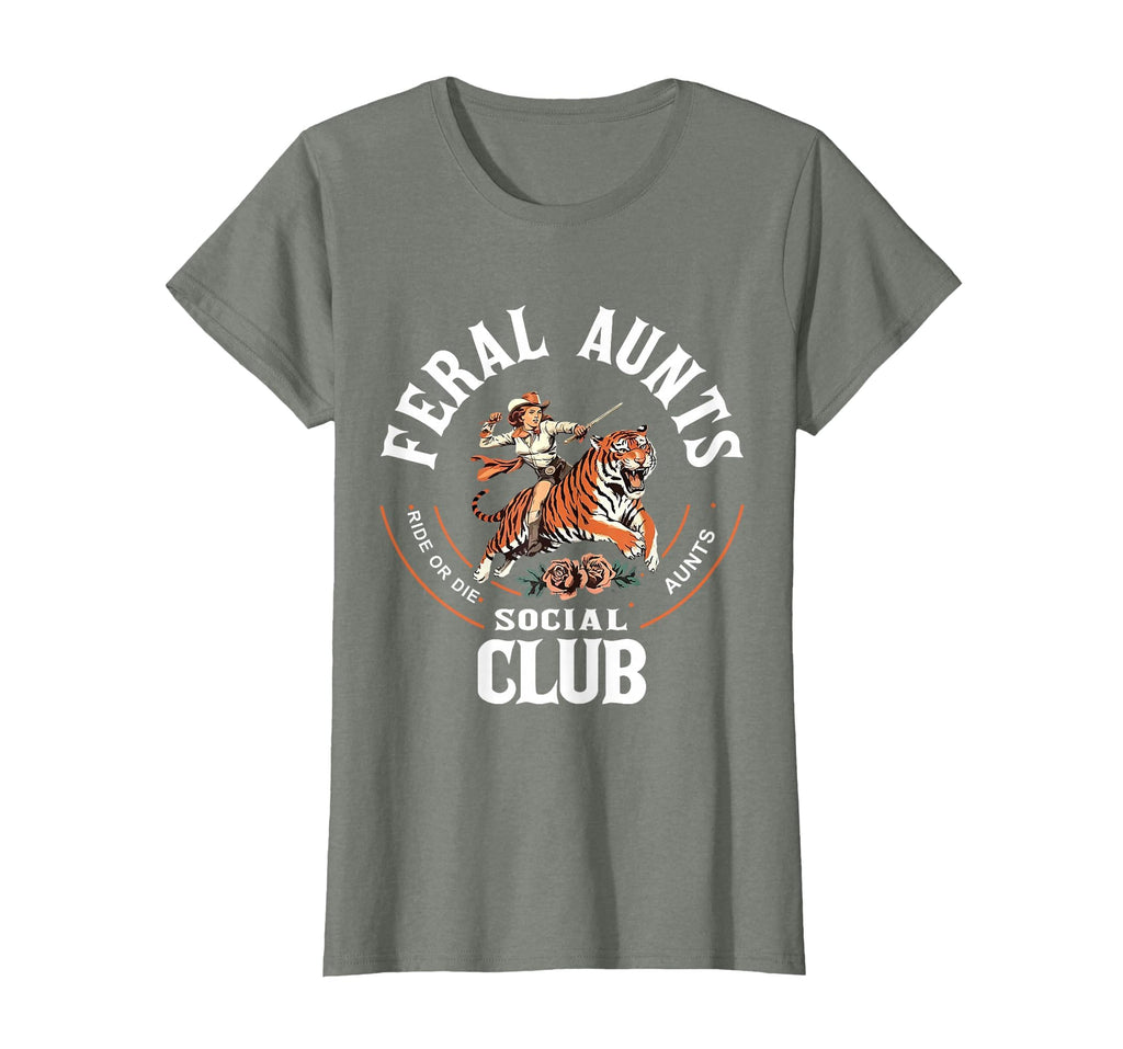 Feral Aunts Social Club Western T-Shirt - Novelty Apparel for Adults - T-Shirt, Sweatshirt, Hoodie