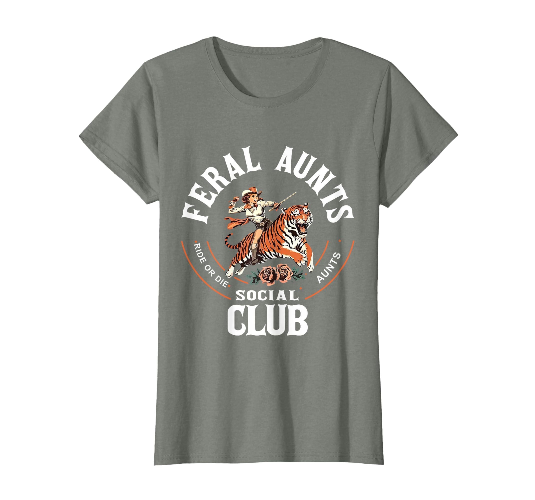 Feral Aunts Social Club Western T-Shirt - Novelty Apparel for Adults - T-Shirt, Sweatshirt, Hoodie