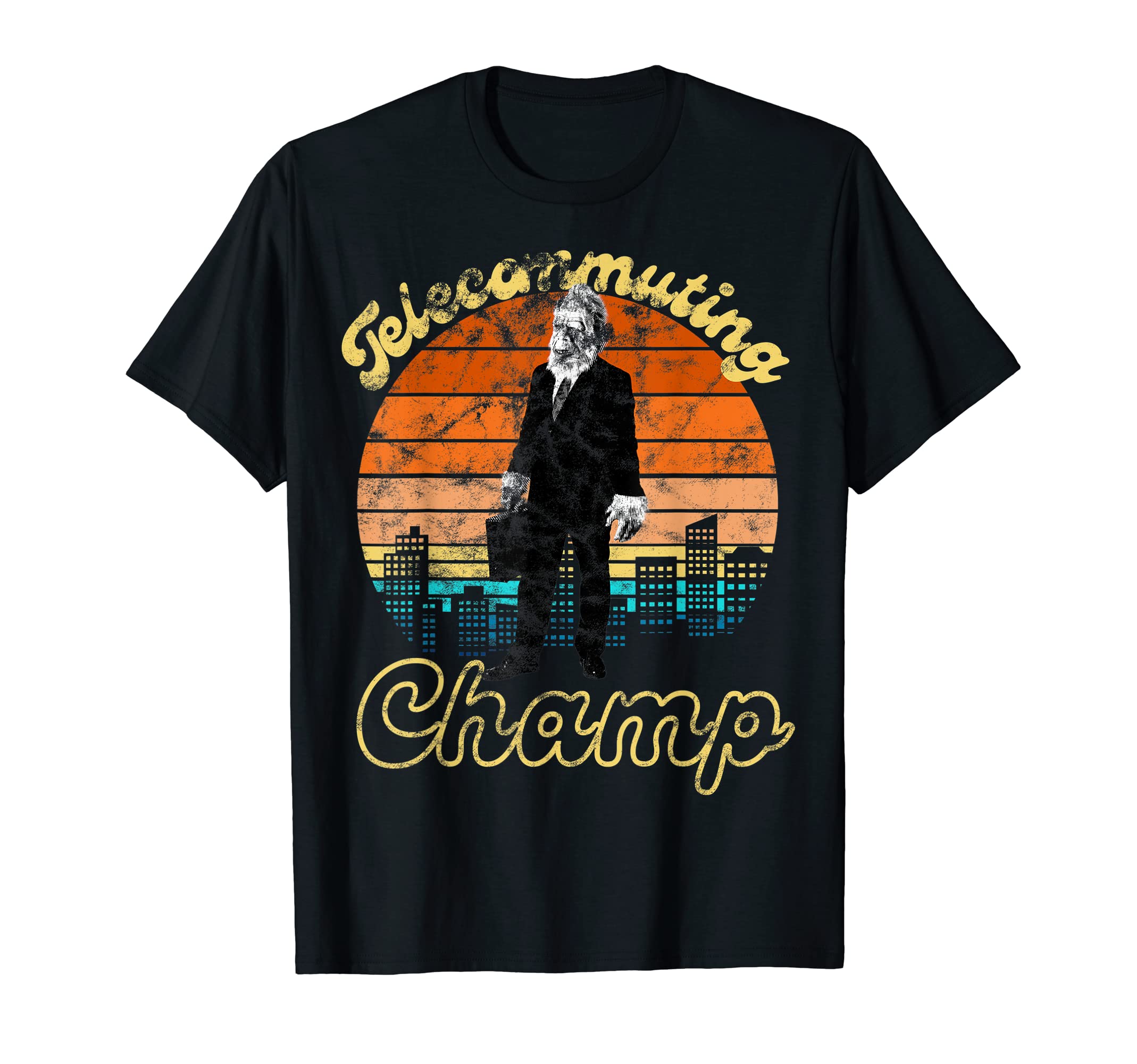 Social Distancing Champ Funny Bigfoot T-Shirt - Novelty Apparel for Adults - T-Shirt, Sweatshirt, Hoodie