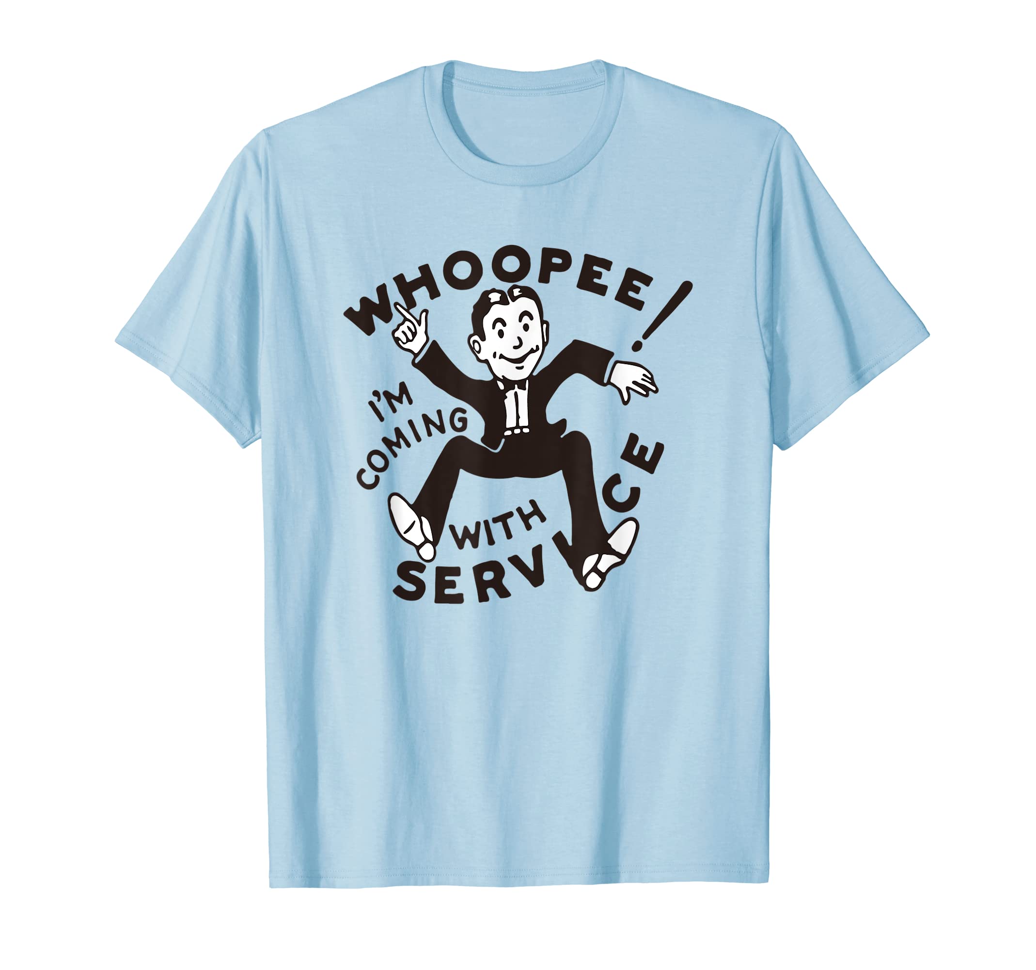 Whoopee Restaurant Matchbook Waiter T-Shirt - Custom Art Print for Adults - T-Shirt, Sweatshirt, Hoodie