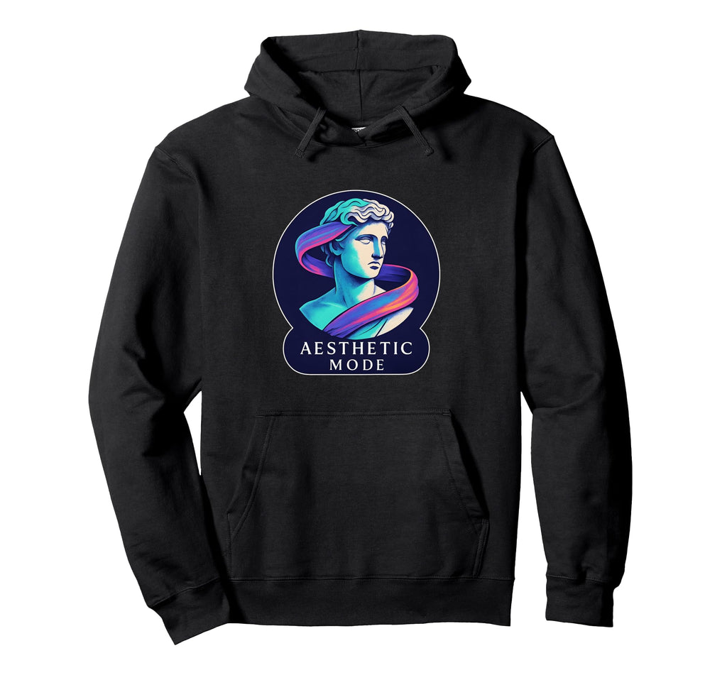 Aesthetic Mode Vaporwave Statue Sweatshirt - Unique Graphic for Adults - T-Shirt, Sweatshirt, Hoodie