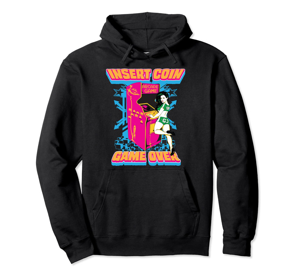 Gaming Machine Embrace Arcade Fun Hoodie - Aesthetic Graphic Unisex - T-Shirt, Sweatshirt, Hoodie