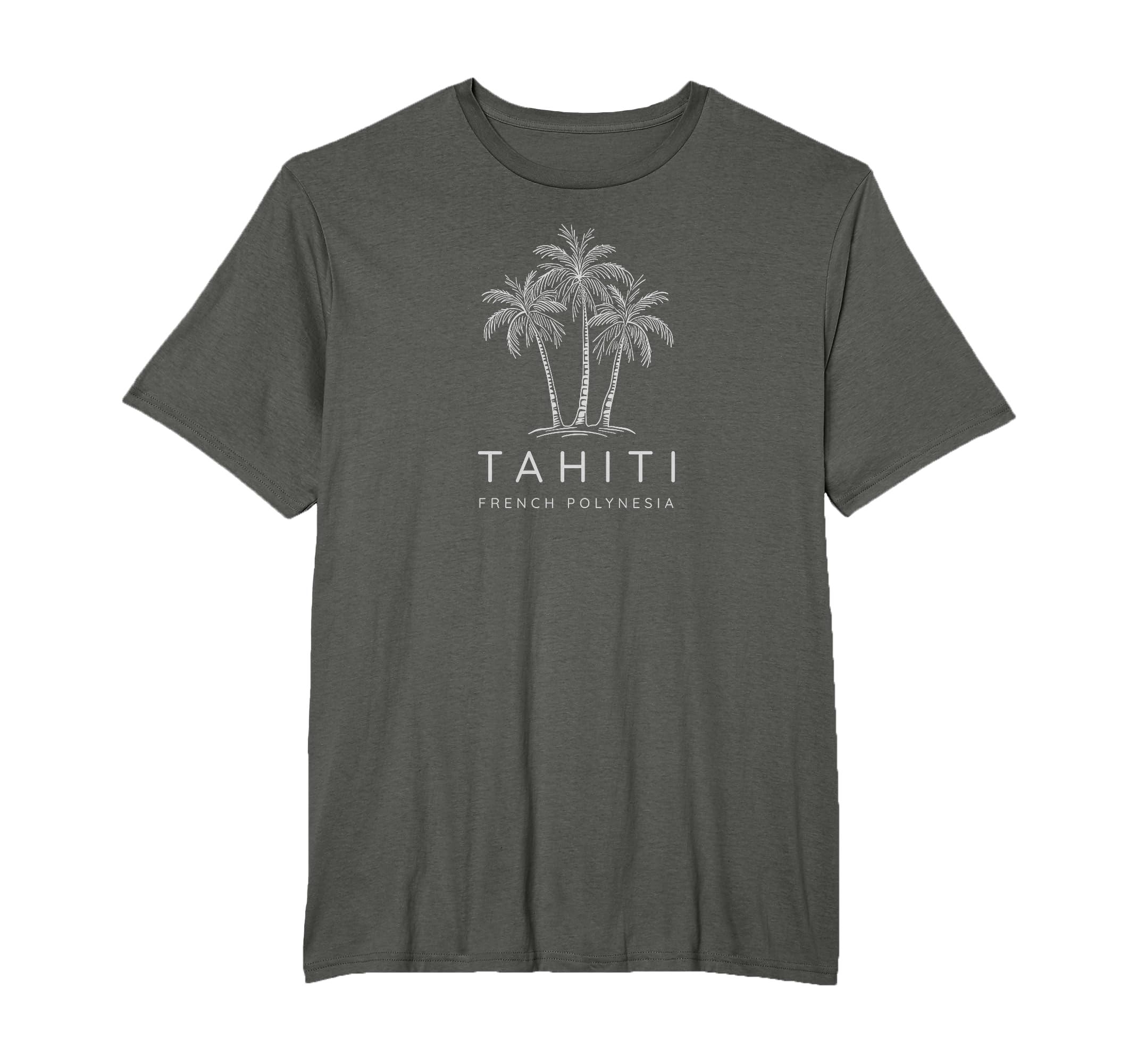 Tahiti French Polynesia Tribal Palm T-Shirt - Unique Graphic Men Women - T-Shirt, Sweatshirt, Hoodie