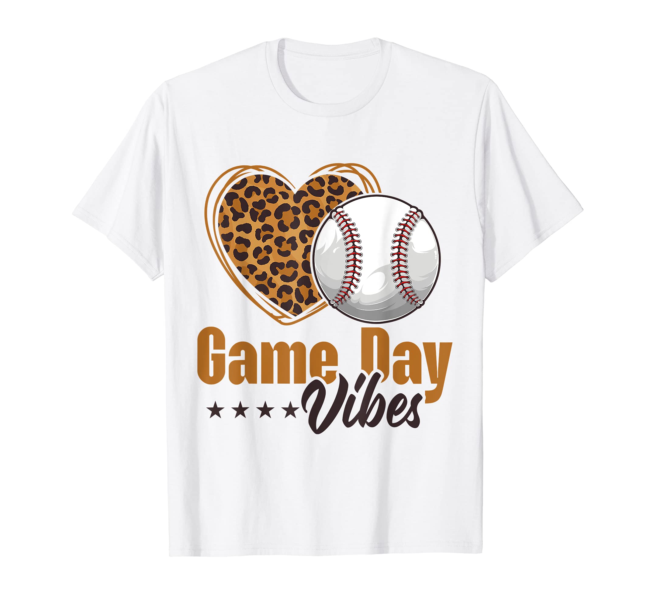 Game Day Vibes Mom Bleached Leopard T-Shirt - Graphic Print Men Women - T-Shirt, Sweatshirt, Hoodie