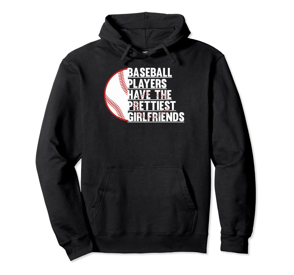 Funny Baseball Girlfriends Baseball Hoodie - Minimalist Print for Adults - T-Shirt, Sweatshirt, Hoodie