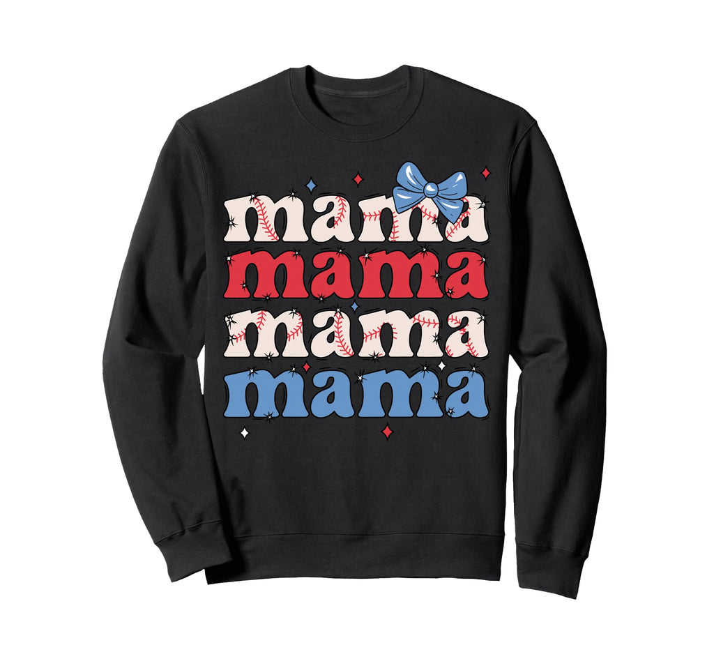 Baseball Mama Sweatshirt - Trendy Graphic Unisex - T-Shirt, Sweatshirt, Hoodie