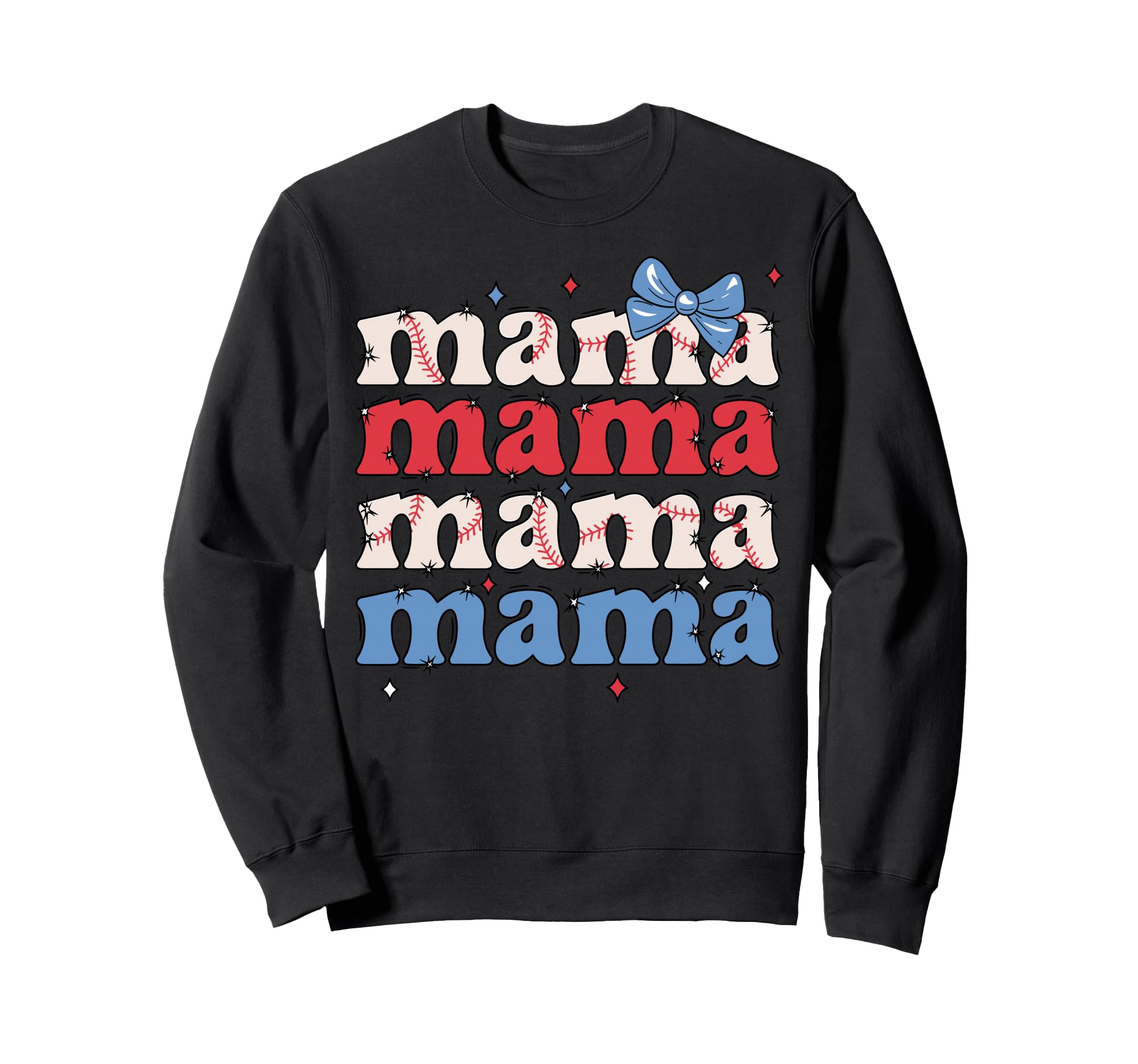 Baseball Mama Sweatshirt - Trendy Graphic Unisex - T-Shirt, Sweatshirt, Hoodie