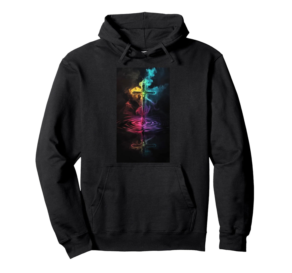 Gothic Cross Grunge Aesthetic Y2K Hoodie - Fun Novelty Design Men Women - T-Shirt, Sweatshirt, Hoodie