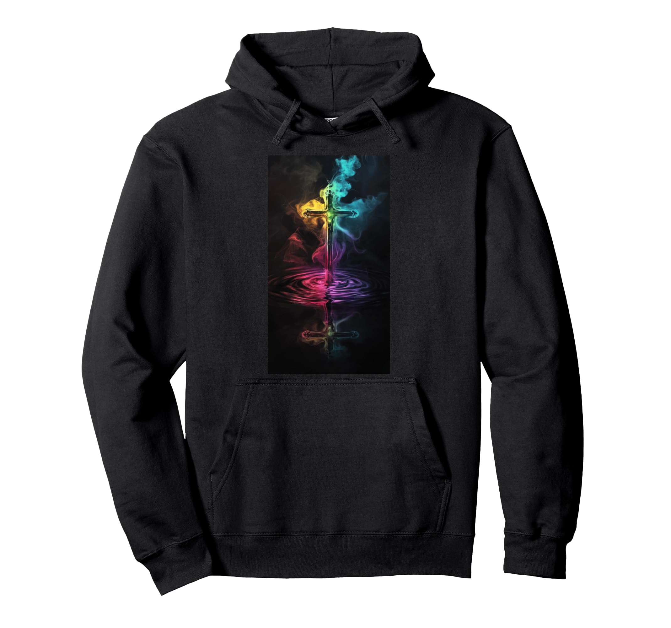 Gothic Cross Grunge Aesthetic Y2K Hoodie - Fun Novelty Design Men Women - T-Shirt, Sweatshirt, Hoodie