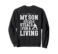 Proud Baseball Catcher Dad Sweatshirt - Streetwear Style Men Women - T-Shirt, Sweatshirt, Hoodie