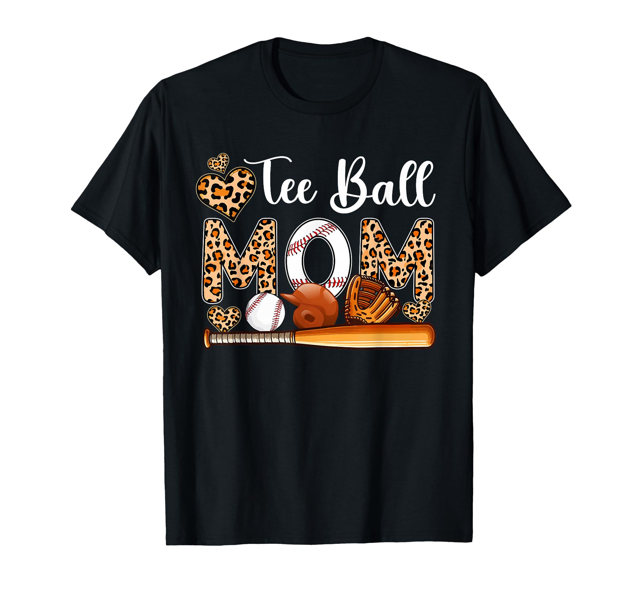 Ball Mom Leopard Costume Baseball T-Shirt - Trendy Graphic Men Women - T-Shirt, Sweatshirt, Hoodie