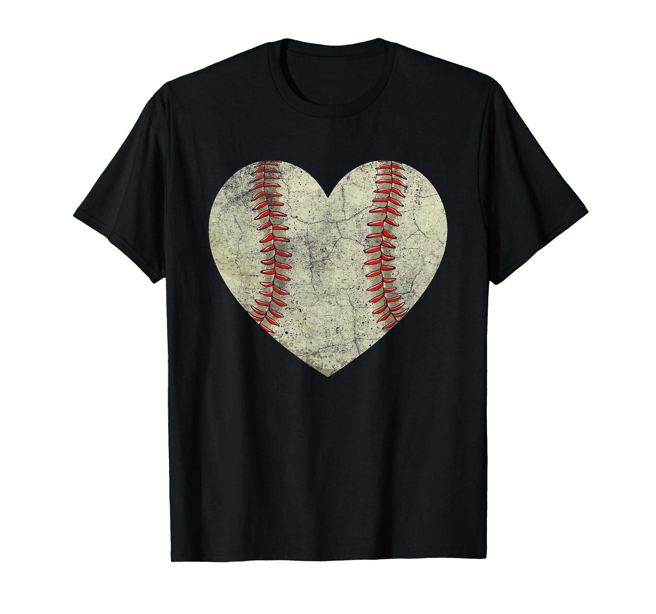 Baseball Heart Mom Dad Sports Player T-Shirt - Custom Art Print Unisex - T-Shirt, Sweatshirt, Hoodie