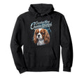 Cavalier King Charles Spaniel 90S Dog Hoodie - Minimalist Print for Adults - T-Shirt, Sweatshirt, Hoodie