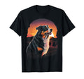 Australian Shepherd 80S Sunset T-Shirt - Streetwear Style Unisex - T-Shirt, Sweatshirt, Hoodie