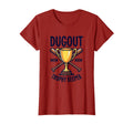 Dugout Mom Trophy Keeper Baseball T-Shirt - Minimalist Print Unisex - T-Shirt, Sweatshirt, Hoodie