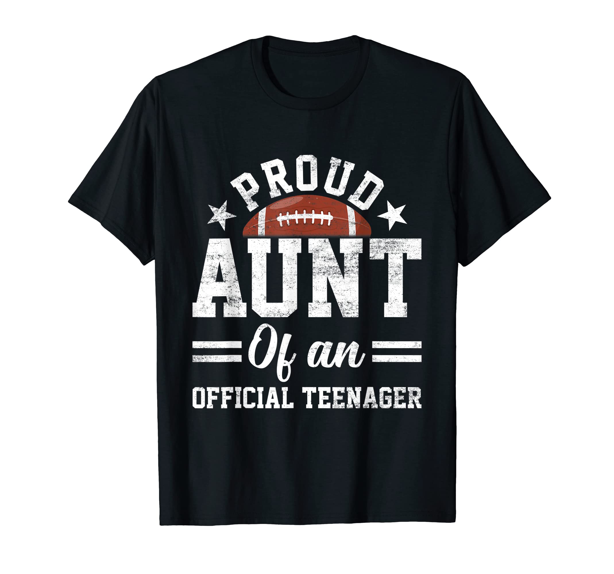 Proud Aunt Teenager Baseball 13Th T-Shirt - Aesthetic Graphic Men Women - T-Shirt, Sweatshirt, Hoodie